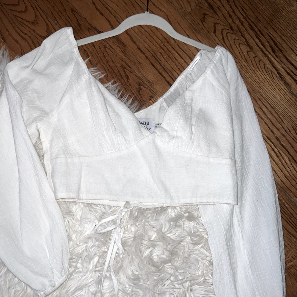 Princess Polly White Top size 12